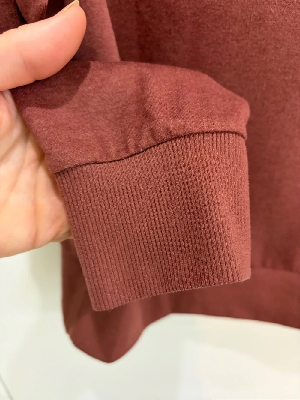 Vuori Women’s Halo Crewneck pullover, Small, Rosewood - Picture 10 of 16